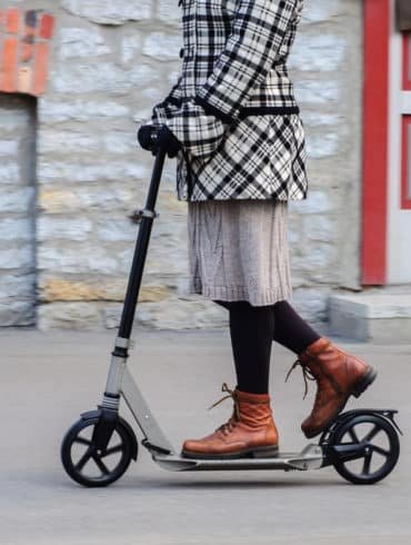 Aller au travail en trottinette