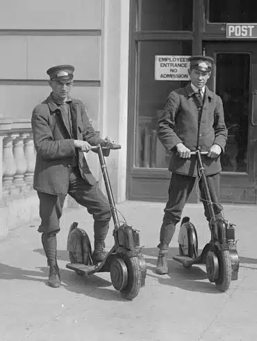 Origines de la trottinette électrique