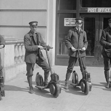 Origines de la trottinette électrique