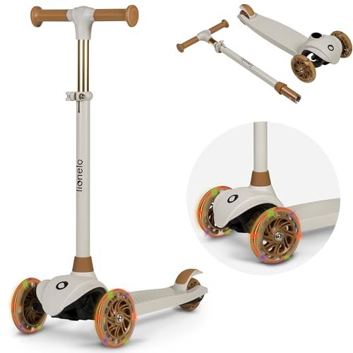 Funbee Trottinette 3 Roues Enfant Plateau antidérapant - Guidon Ajustable - Dès 2 Ans - D'arpèje - OFUN13-M