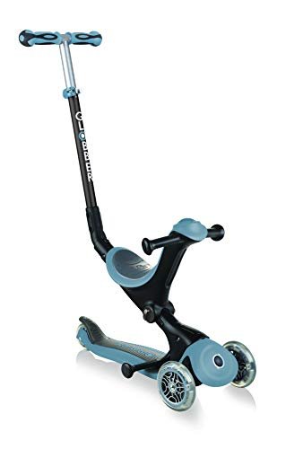 Globber - GO•UP Deluxe - Trottinette évolutive 3 Roues avec siège, pour Les Enfants de 15 Mois à 6 Ans - Bleu